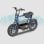Elektrische Draisienne UrbanGlide Thunder 160 350W 25km/h 30km Autonomie 16" Disc IPX5 Blau