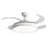 Ventilador de Techo Klack Aspas Retráctiles 106cm Blanco LED Dual Ultra Silencioso Control Remoto