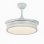 Ventoinha de Teto com Luz Klack 30W 106cm 6 Velocidades Pás Retráteis Ultra Silenciosa Comando