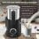 Mousseur à lait multi-laits Clatronic MS 3812 740 ml en acier inoxydable à chauffage automatique