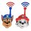 Walkie-Talkie Paw Patrol 3D 500m 2 Canales Clip Cinturón Uso Infantil