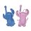 Walkie-Talkie Disney Stitch Lexibook 500m 2 Canales Clip Cinturón Garantía 2 Años