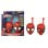 Walkie-talkie 3D de 2 canais do Homem-Aranha da Disney de 500 m com clipe de cinto fácil de usar