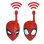 Walkie-talkie 3D de 2 canais do Homem-Aranha da Disney de 500 m com clipe de cinto fácil de usar