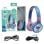 Auricular Bluetooth Lexibook Azul Micro Limitador 85dB Plegable Ajustable Infantil
