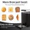 Tostador Clatronic TA 3802 4 ranuras 1400 W Negro