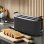 Tostador Clatronic TA 3802 4 ranuras 1400 W Negro