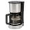 Clatronic KA 3808 1.5L 12-14 tazze Macchina per caffè americano in acciaio inox con protezione antigoccia