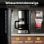 Clatronic KA 3808 1.5L 12-14 tazze Macchina per caffè americano in acciaio inox con protezione antigoccia