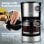 Clatronic KA 3808 1.5L 12-14 tazze Macchina per caffè americano in acciaio inox con protezione antigoccia