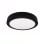 Downlight LED JANDEI 18W 3000K redondo superficie marco negro difusor aluminio 21cm