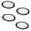 Downlight LED JANDEI 18W 6000K Redondo Negro Corte 200mm Ultra Slim