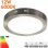 Placa Redonda LED JANDEI Acero 6000K Blanco Frío Ø175mm Difusor Aluminio