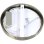 Placa Redonda LED JANDEI Acero 6000K Blanco Frío Ø175mm Difusor Aluminio