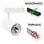 Foco de Carril JANDEI LED COB 40W 2700lm 45º 6000K Cilíndrico Blanco Frío