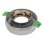 Aro empotrable JANDEI aluminio cromado 98mm altura 25mm compatible GU10 MR16 fijo