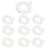 Jandei 3W 3000K Redondo Branco Recesso Downlight LED Design Extra Plano 8,2cm