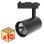 Foco de Carril JANDEI LED COB 30W 2200 lúmenes 45º 6000K Cilíndrico Blanco Frío