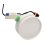 Downlight LED JANDEI 12W OSRAM 6000K 85mm Marco Blanco Empotrable Alta Eficiencia