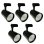 Foco LED COB 30W JANDEI Monofásico Carril 220V Negro Alto Rendimiento Lumínico
