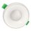 Aro empotrable JANDEI aluminio blanco 98mm fijo para GU10 y MR16