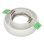 Aro empotrable JANDEI aluminio blanco 98mm fijo para GU10 y MR16