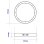 Downlight LED superficie JANDEI Pack 5 18W Blanco Frío 6000K 120º ø210mm aluminio IP20