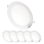 Downlight LED JANDEI de 200 mm de encastrar, ângulo de 120º, difuso, fonte incluída