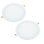 Downlight LED superficie JANDEI Redondo 18W 4200K 1440lm 120º aluminio blanco