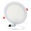 Downlight LED empotrable JANDEI circular 18W CCT extraplano corte 200mm blanco