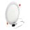 Downlight LED empotrable JANDEI circular 18W CCT extraplano corte 200mm blanco