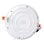 Downlight LED empotrable JANDEI circular 18W CCT extraplano corte 200mm blanco
