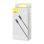 Baseus Dynamic Cable 1 m Lightning auf USB C Grau, Stecker-Stecker