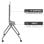 Suporte de TV Ewent EW1542 para TVs de 50″ a 86″ até 120 kg, altura ajustável, rodas 360°