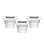 Soporte Interior Ubiquiti UVC-G3-F-C-3 Blanco para UVC-G3-FLEX