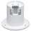 Support Intérieur Ubiquiti UVC-G3-F-C-3 Blanc pour UVC-G3-FLEX