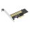 Adaptador PCIe Ugreen 70503 para SSD M.2, compatible con PC, alta velocidad