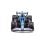 BBURAGO Alpine F1 A523 Ocon 1:43 modello in scala preassemblato in metallo/plastica