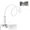 Soporte ajustable Ugreen 30488 brazo largo blanco para smartphone escritorio