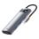 Baseus Starjoy Hub USB-C 7-em-1 com DisplayPort 60Hz e Várias Portas Cinzento 
