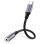 Adaptador Ugreen 30632 USB C a Jack 3,5mm Negro Macho-Hembra Alta Fidelidad
