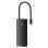 Hub Baseus 4 puertos 5Gbps modelo WKQX050101 USB-C HDMI SD ABS Negro