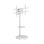 Carrito para TV Ewent EW1550 Blanco Altura Ajustable 50kg 37-86? Inclinación y Giro