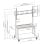 Soporte TV Ewent EW1541 Acero Resistente 150kg Altura Ajustable 4 Ruedas 2 Estantes