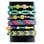 Kit de fabrico de pulseiras multicoloridas Clementoni Crazy Chic Friendship Bracelets Mania para maiores de 7 anos