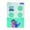 Auricular Disney Stitch 3D con cable Lexibook plegable, limitador de 85 dB, jack y USB-C