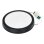 Downlight LED JANDEI 18W 4200K redondo superficie marco negro difusor aluminio 21cm