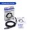 Cavo di sicurezza Ewent EW1238 Nano Combination a 4 cifre in acciaio zincato, 1,8 m, nero