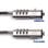 Cavo di sicurezza Ewent EW1238 Nano Combination a 4 cifre in acciaio zincato, 1,8 m, nero