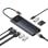Hub Baseus 9 puertos 10Gbps modelo B00061800123-00 USB C HDMI Gigabit SD MicroSD 120Hz